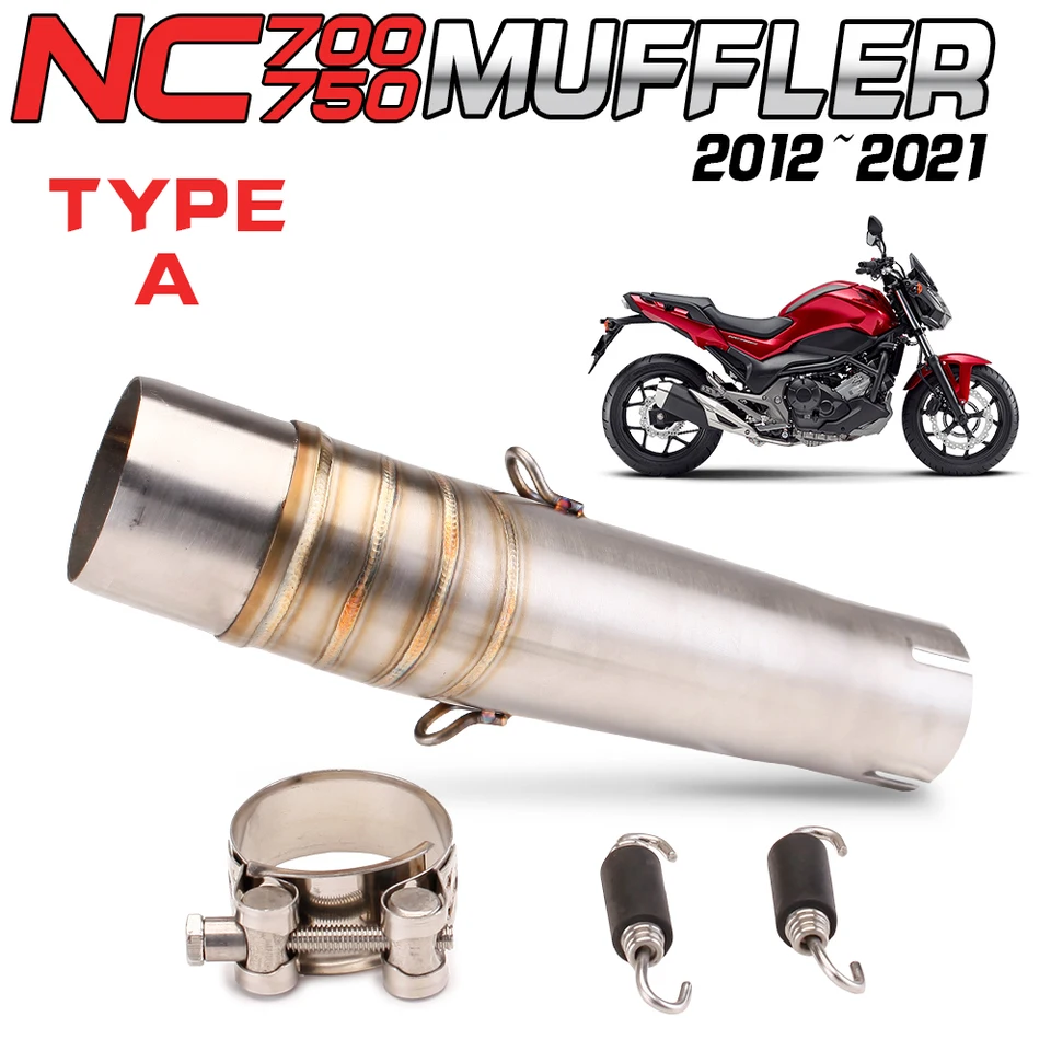 Motocyklové výfukové stredné potrubie Link Rúrky pre Honda NC700X NC750X NC750S NC700S 2012-2017 NC700 Výfuk NC750 TUFLLER