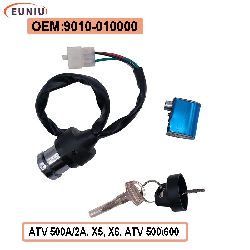 Motocyklové zapaľovacie tlačidlo Spínač zapaľovania zapaľovania pre ATV CF500 CF600 500 500cc 600 600cc x5 x6 cf ATV 9010-010000
