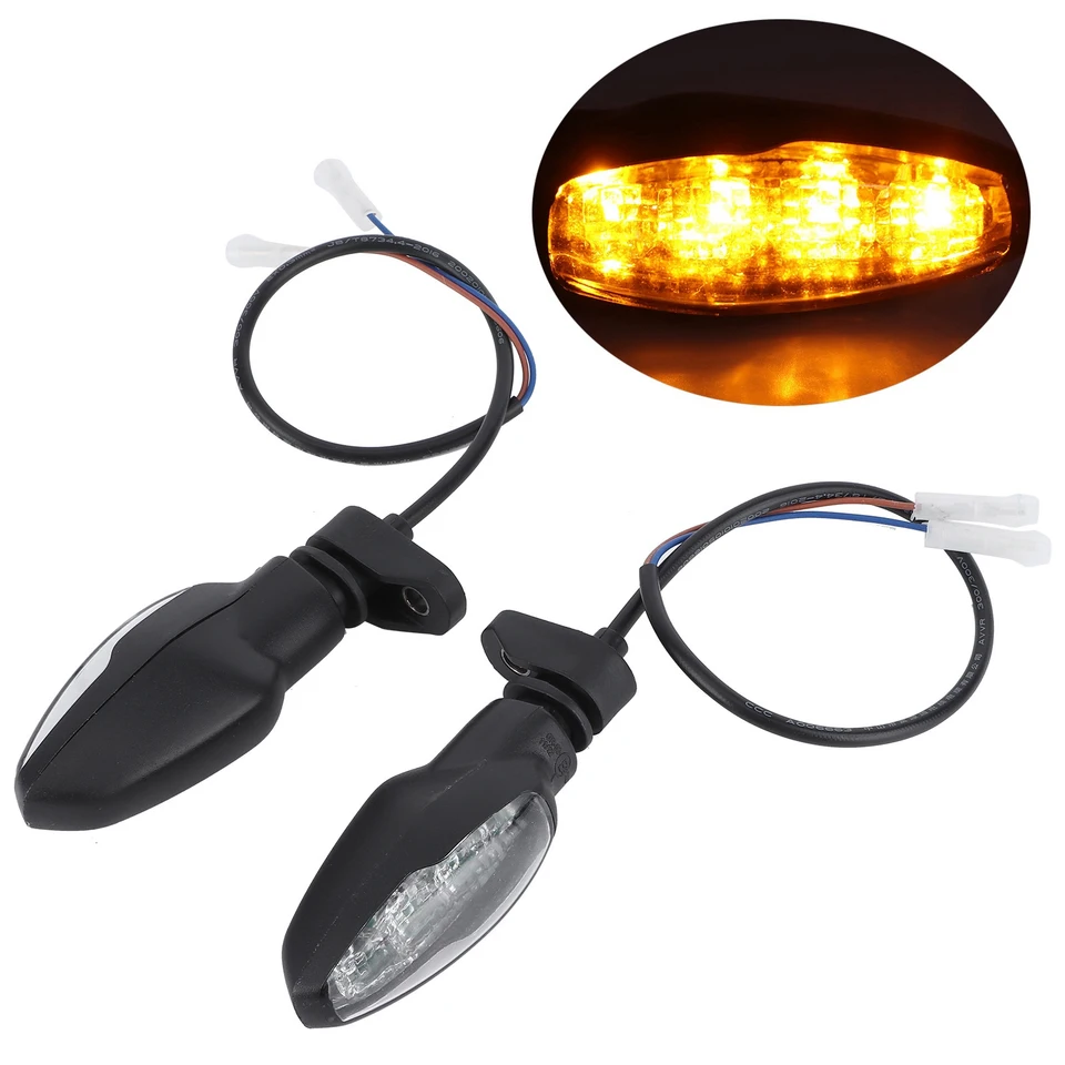 Motocyklové zákruty 2pcs Out Light 12V LED predné jantárové indikátory Light Fit for Triumph Tiger 800/1200 Motocyklové príslušenstvo