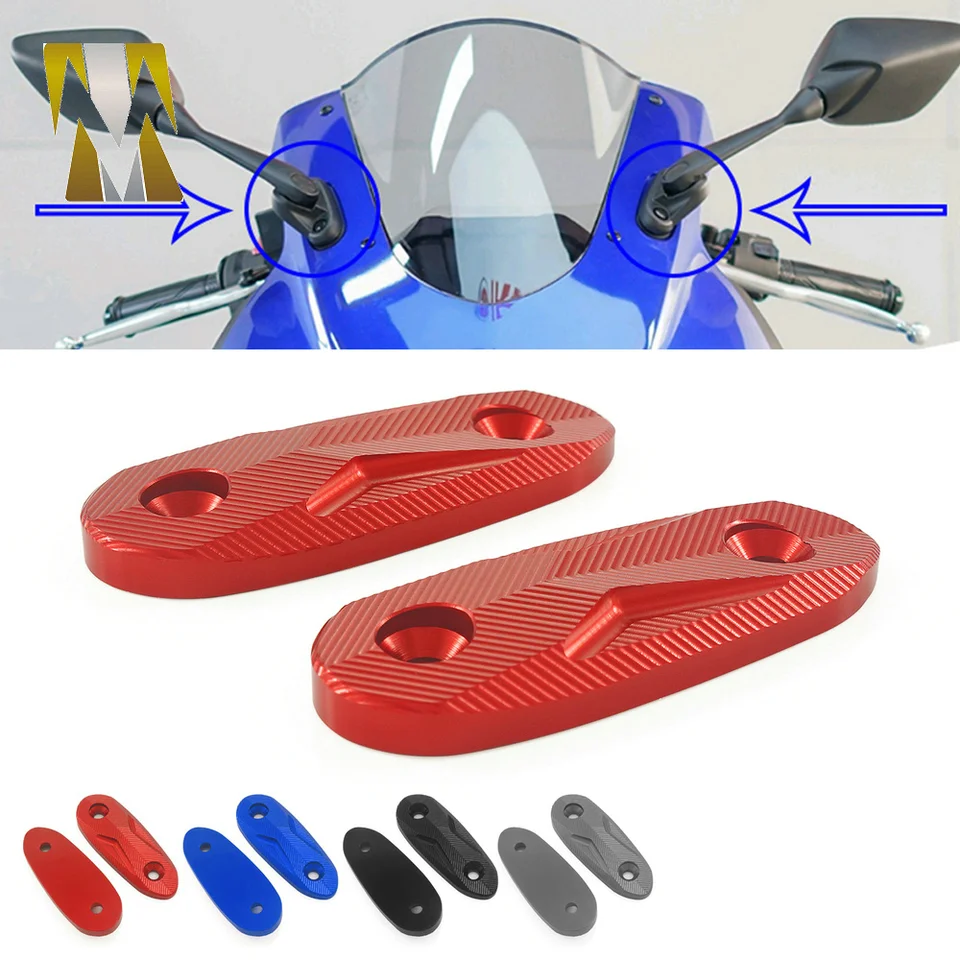 Motocyklové čelné sklo poháňané zrkadlové diery pre Yamaha R3 R25 YZFR3 2019-2021 2022 2023