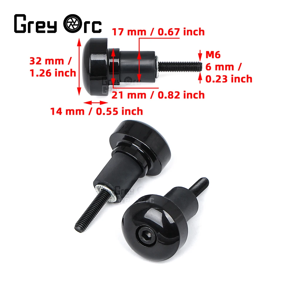Motocyklové železné riadidlá na riadidlách Hmotnostia Socket Socket Slider Runchar Block pre Yamaha R1 R6 FZ1 FZ6N FZ400 XJR R1M Príslušenstvo
