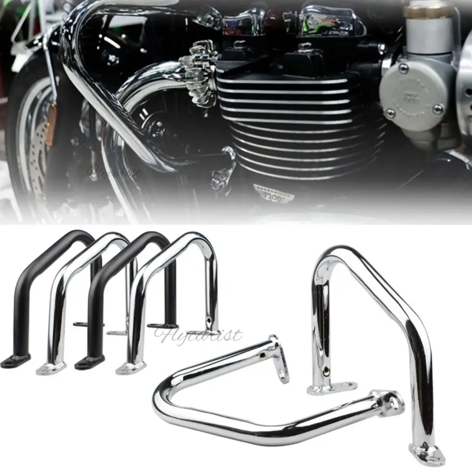 Motocyklový motor strážca čierna havária Fit Fit for Triumph Street Twin 2016-2020 Thruxton