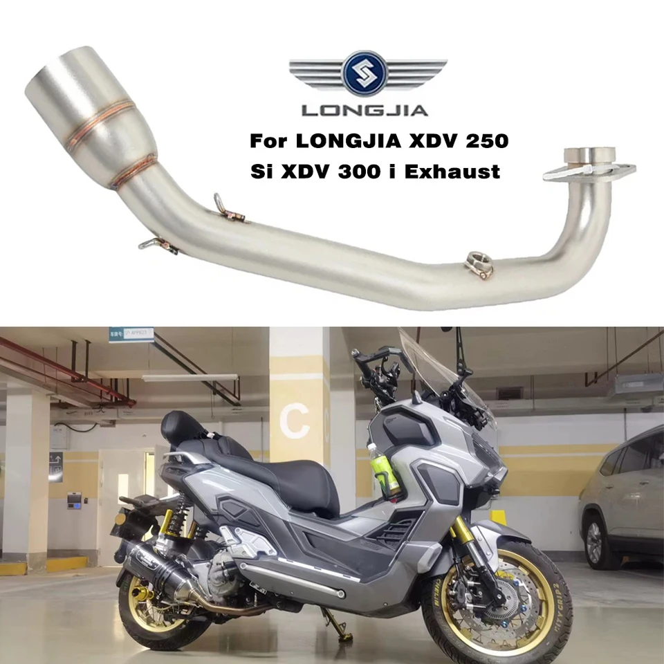 Motocyklový výfuk Tuffler Escape pre Longjia XDV250 XDV300 XDV 300