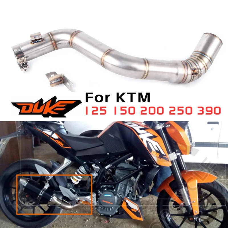 Motocyklový výfuk TUFFLER pre KTM DUKE125 DUKE200 DUKE390 DUKE250 DUKE 125 150 200 390 2012-2017
