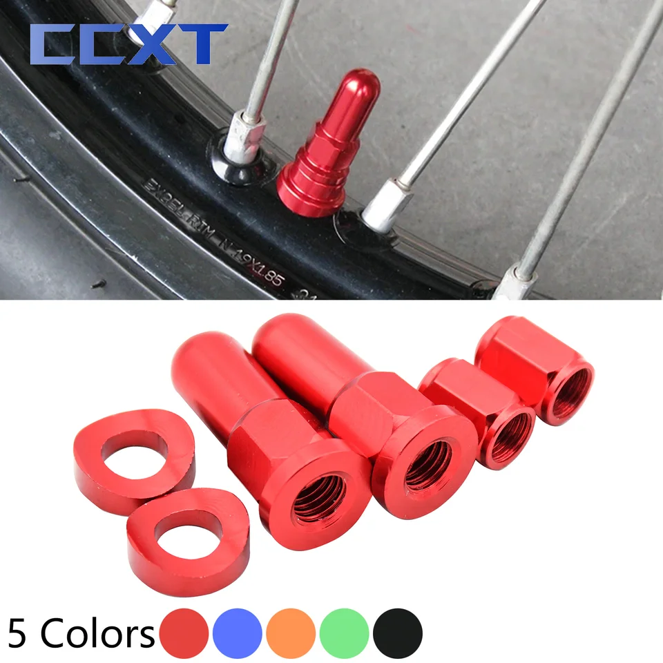 Motokross Valve Cap Dirt Bike Bike Rim Lock Muts Spacer pre KTM Yamaha Honda CRF 250R 450R 250x 450x 250RX 450RX CR125 CR250