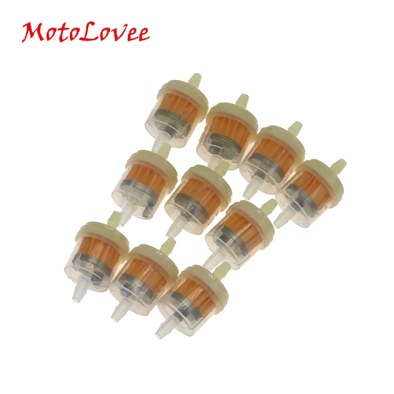 Motolovee Univerzálny motocykel benzínový plynový olej Filter pre moped skúter nečistoty