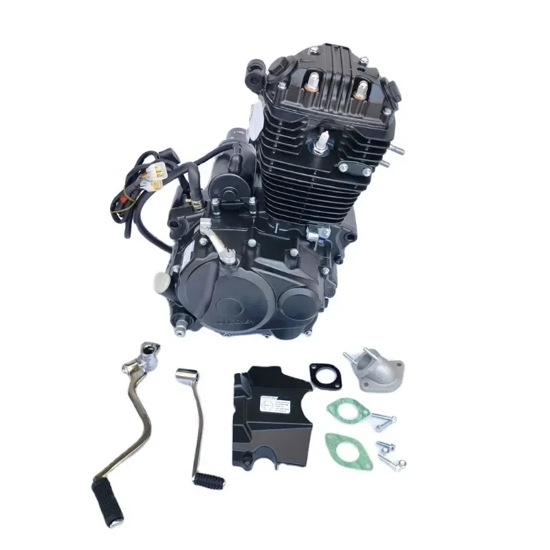 Motor 250 ccm Zongshen 250 Vzduch chladený motocykel pre všetky motocykle ZS165FMM s bezplatnou súpravou