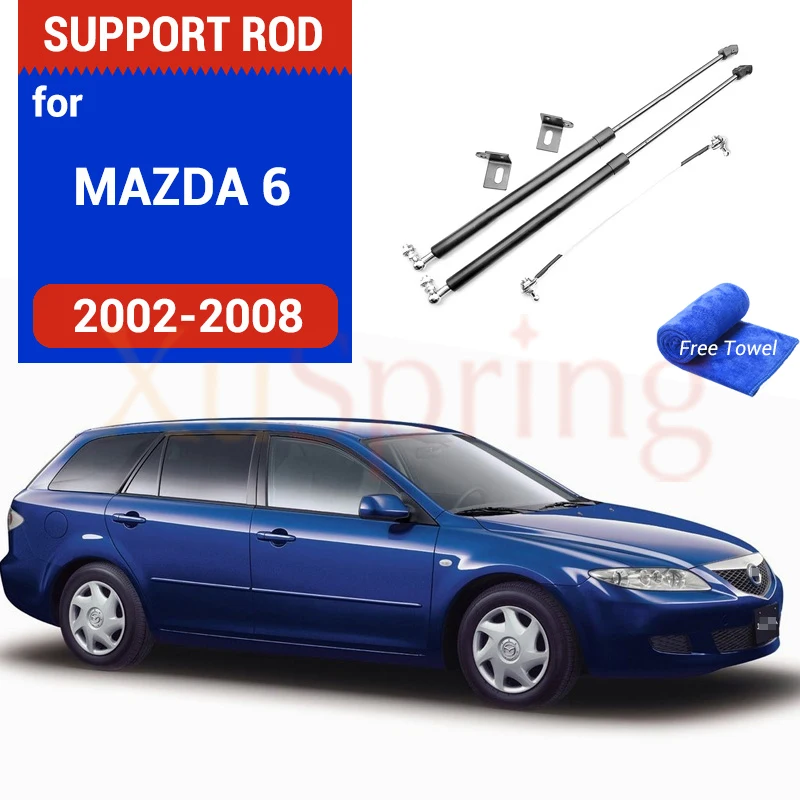 Motor automobilu Spring Shot Strut Bars Hydraulický tlmič plynu pre Mazda6 Mazda 6 2002 2003 2004 2005 2006 2007 2008