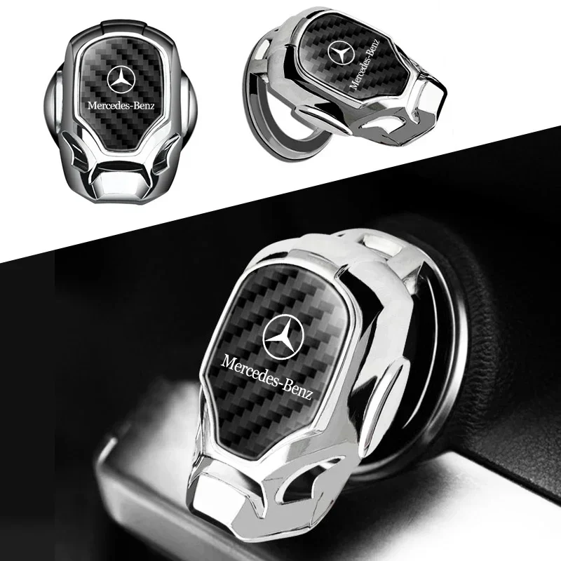 Motor automobilu STOP ONE Kliknutím na tlačidlo Štart Dekoratívny obklad pre Mercedes Benz CLA W176 W246 W166 C117 X156 R172 W212 W205