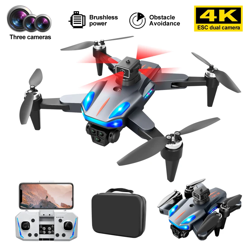 Motor Brushless K911 SE MAX GPS DRONE 4K Profesionálny fotografický robot s dvojitou HD kamerou na veľké vzdialenosti Prekážky