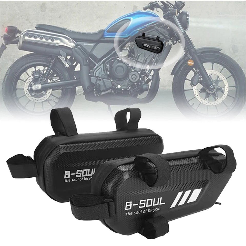 Motor Cycle Saddle Saddle Bag Tack Triangle Balíček pre Honda CL500 CL 500