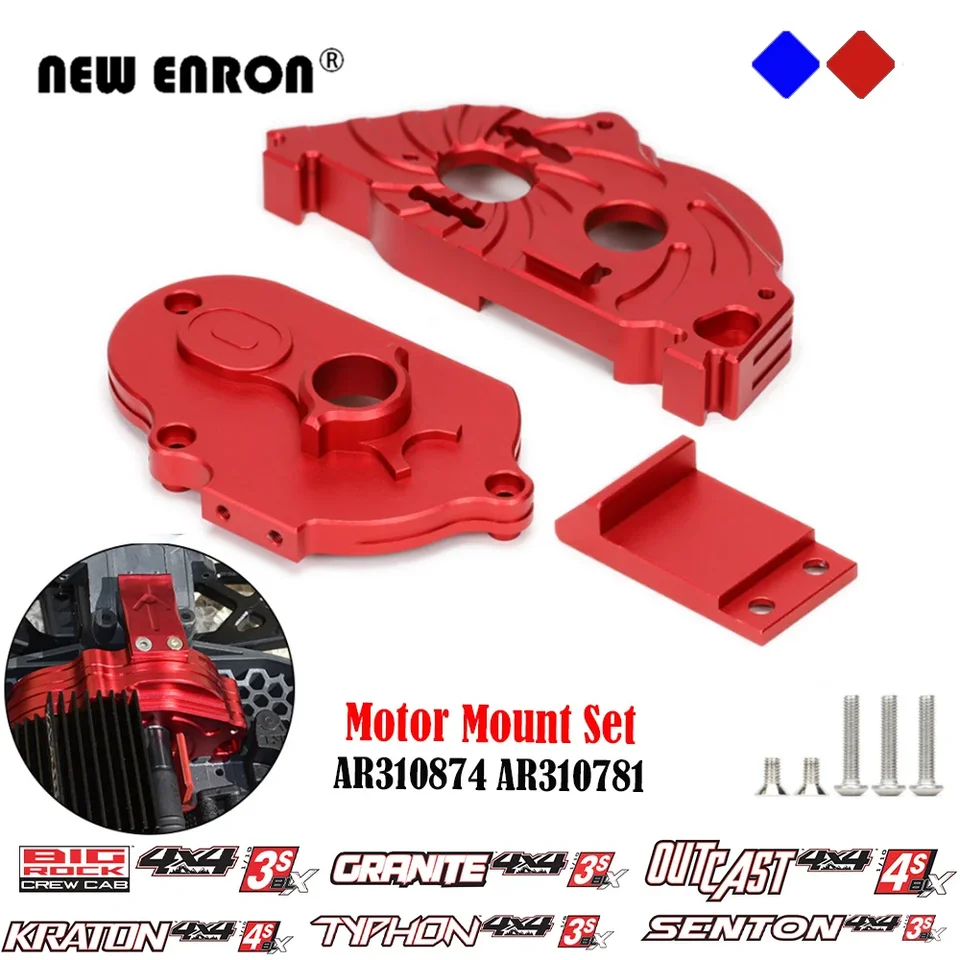 Motor Mount Center prevodovka pevná zliatina AR310874 AR310781 pre RC CAR ARRMA 3S 1/10 Typhon Granite Kraton Senton vyvrhnutá Big Rock
