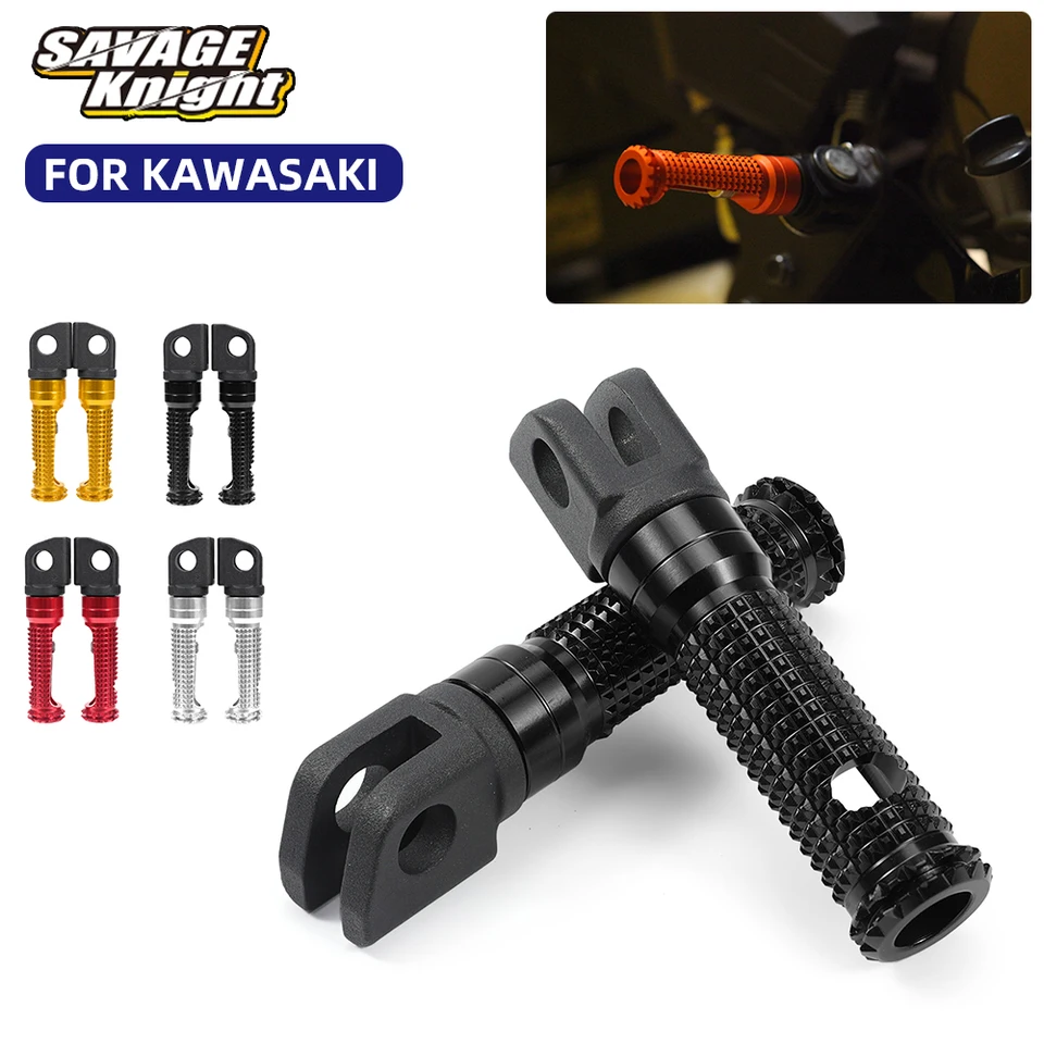 Motorbike Foot Pegs Pedal Footrest pre Kawasaki Ninja ZX-6R ZX-6RR ZX-10R ZX 6R/10R/10RR Z H2 Z800 Z1000 ER6N ER6F EX650 ZX636