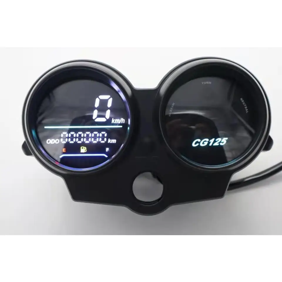 MotorBike LED Digital Dashboard Adsery Vysoko kvalitný tachometra rýchlomer pre počítadlo kilometrov pre Honda CG125 Fan125 Titan125