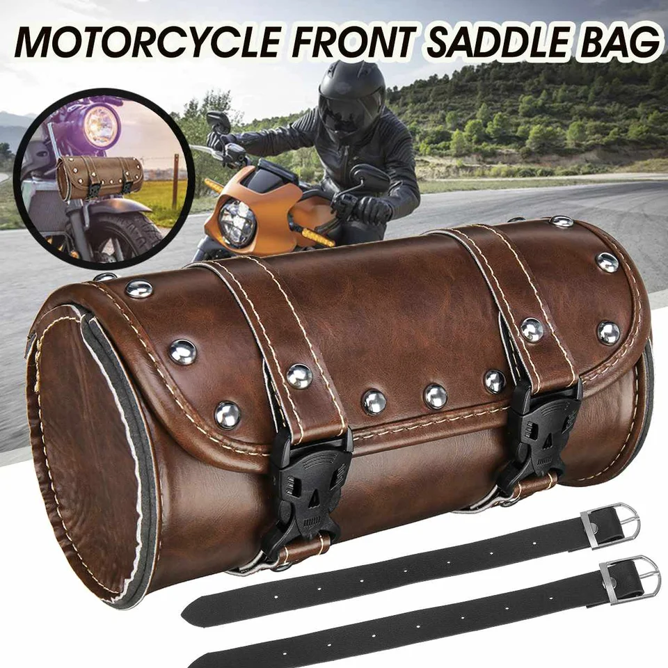 Motorcycle Cruiser Tool Bag Vidlicový vrecko na predné vidlice vrecko na vodotesné riadidlá Saddle vrecko pre Honda pre Suzuki pre Yamaha