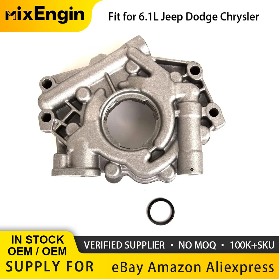 Motorové diely Olejové čerpadlo Fit 6.1 L V8 Plyn OHV pre 05-10 Jeep Grand Cherokee Dodge Charger Magnum Chrysler 300 OE 5037687ab 6.1L