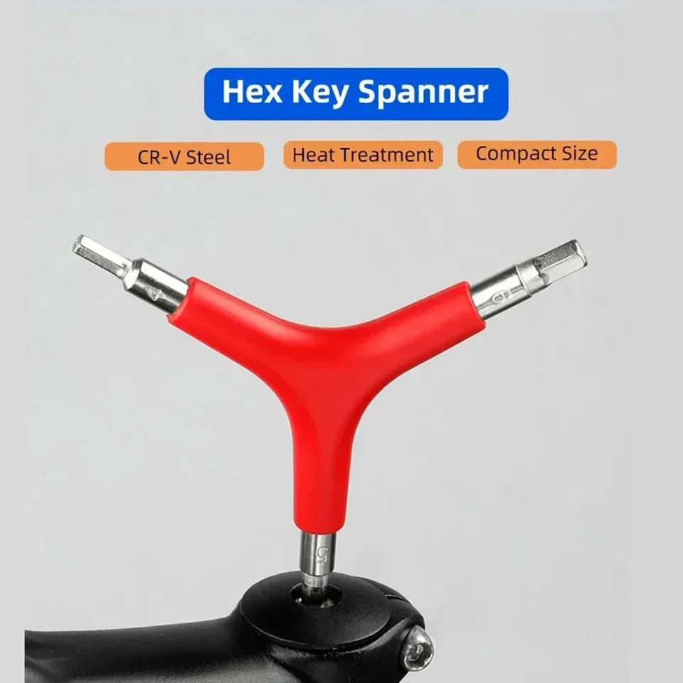 Mountain Bike Hex 3 -Wrench Wrench Spanner 4 mm 5 mm 6 mm cyklistický prenosný nástroj na opravu bicyklov na bicykli