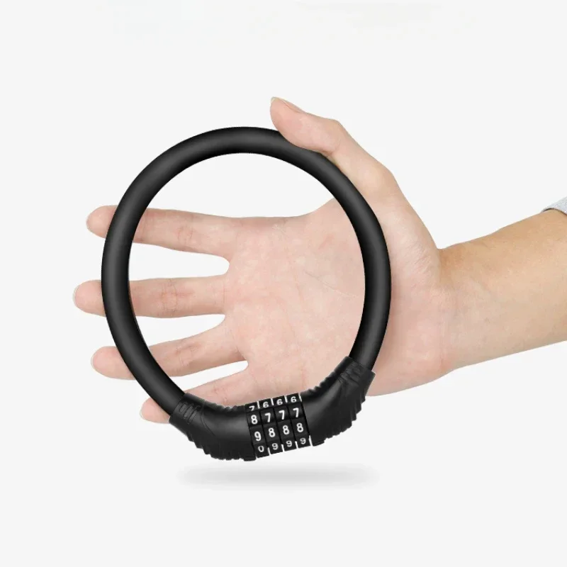 Mountain Self proti krádeži prenosný bicykel Lock Motorcycle Electric Bike Lock Lock Bicycle Oceľový drôt kombinovaný zámok