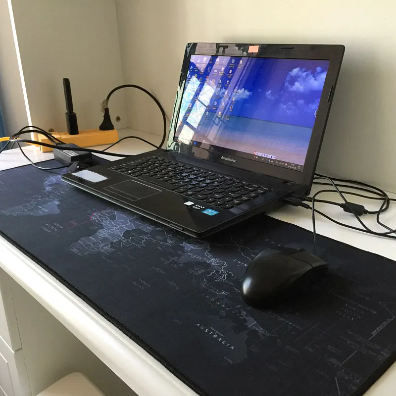 Mouse podložka MousePad Mause podložky Herné hry Herné hry Klávesnica a notebook myši počítačový počítač Desk pre myš na mape sveta veľké myš