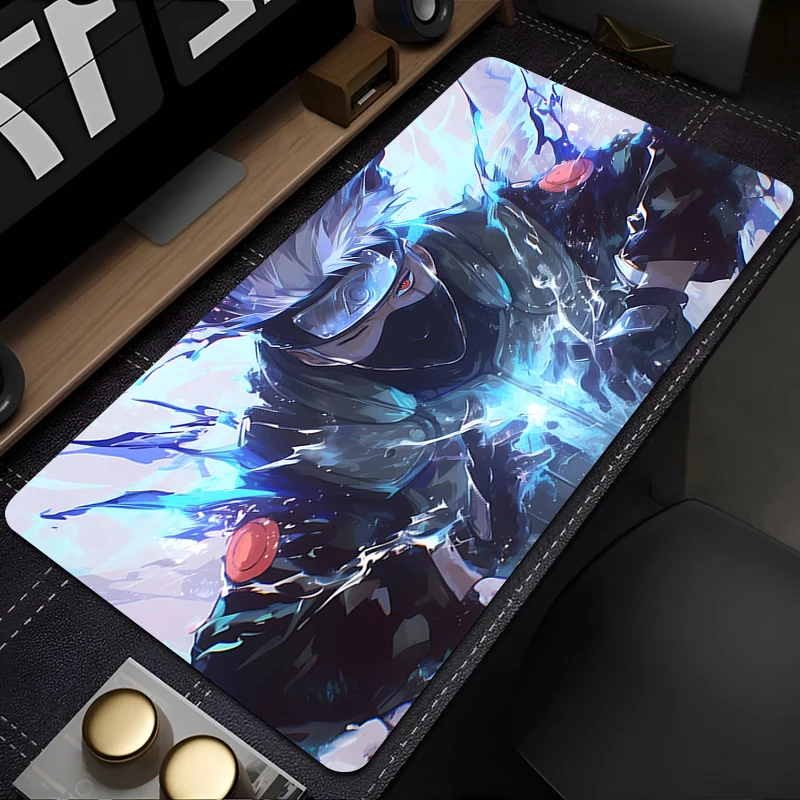 Mouse podložka nekĺzavá gumová podložka MousePads Her Playthet NOTBOOK PAD TABLOD PAD MAT koberec N-NARUTOS HAKAKE KAKASHI MOSÍM XXXL