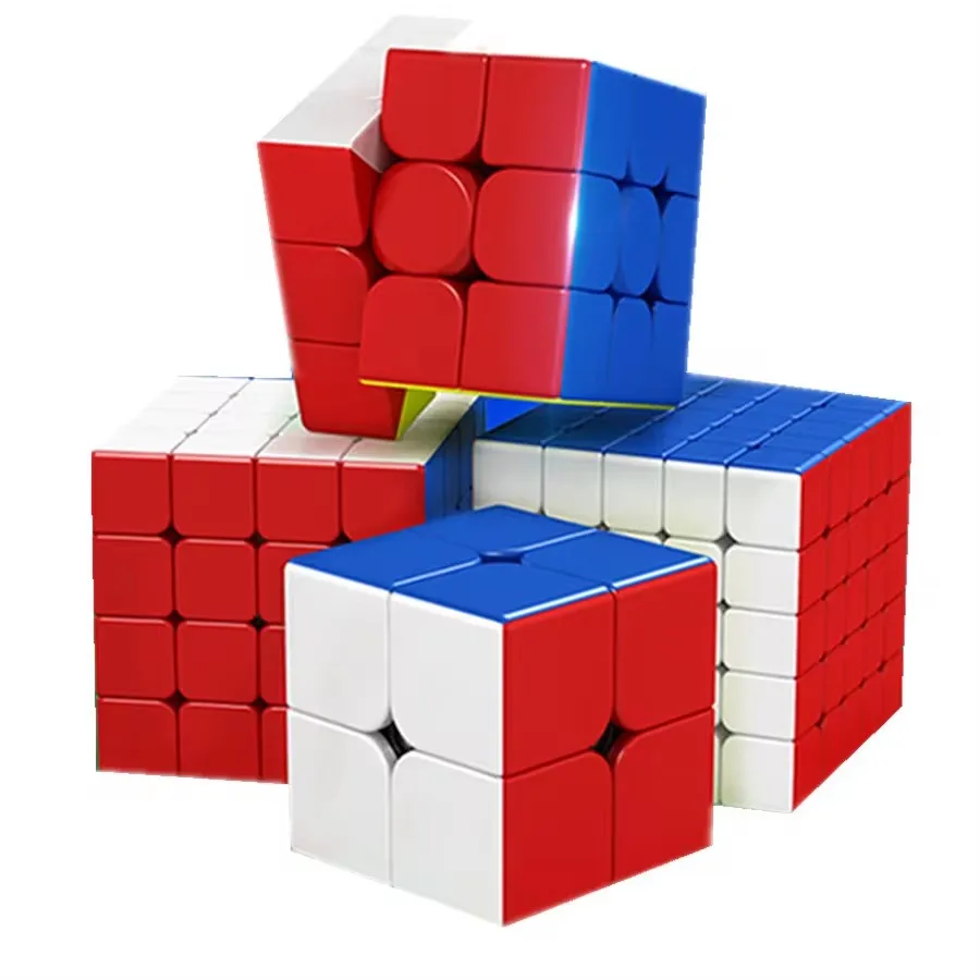 Moyu Meilong Magnetic 5x5 4x4 2x2 Magic Cube 2m 3m 4m 5m 5m Pyraminx M Profisné vzdelávacie puzzle Cubo Magico Toys Darče
