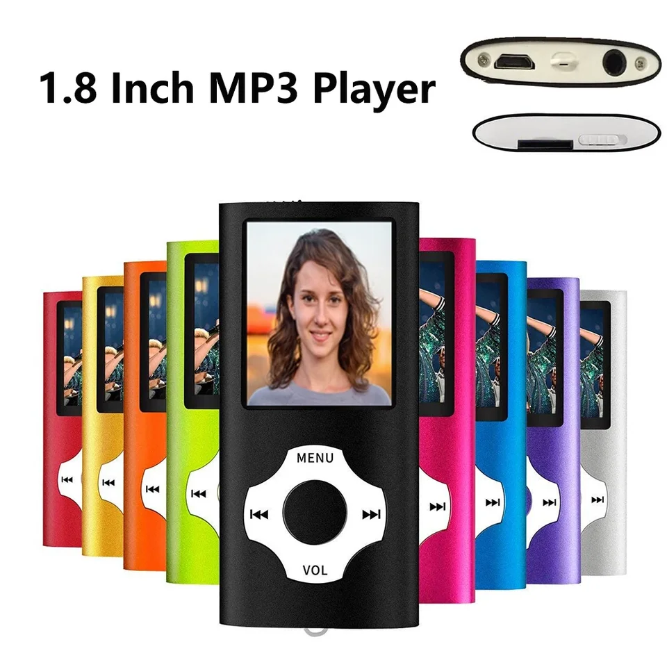 MP4 Digitálny médium prehrávač FM prenosné rádio TXT e-kniha Ultrathin MP3 prehrávač hudobného prehrávaču Audio hlasový darček pre dieťa