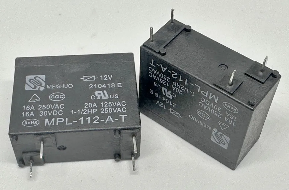 MPL-112-AT (G2R-1A-4P-12V-16A) relé 4 kolíky