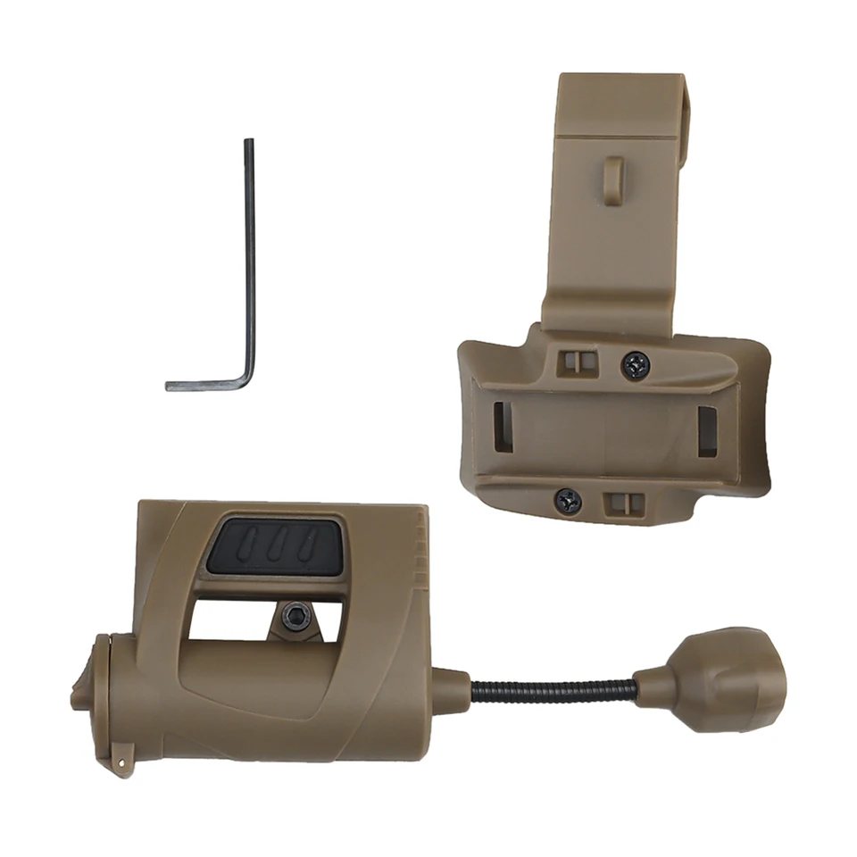 MPLS nabíjali prilbu baterku 3 režimy poľovníckej prilby Nylon Energy zachraňujúca silná na lov kempingu Airsoft Equipment
