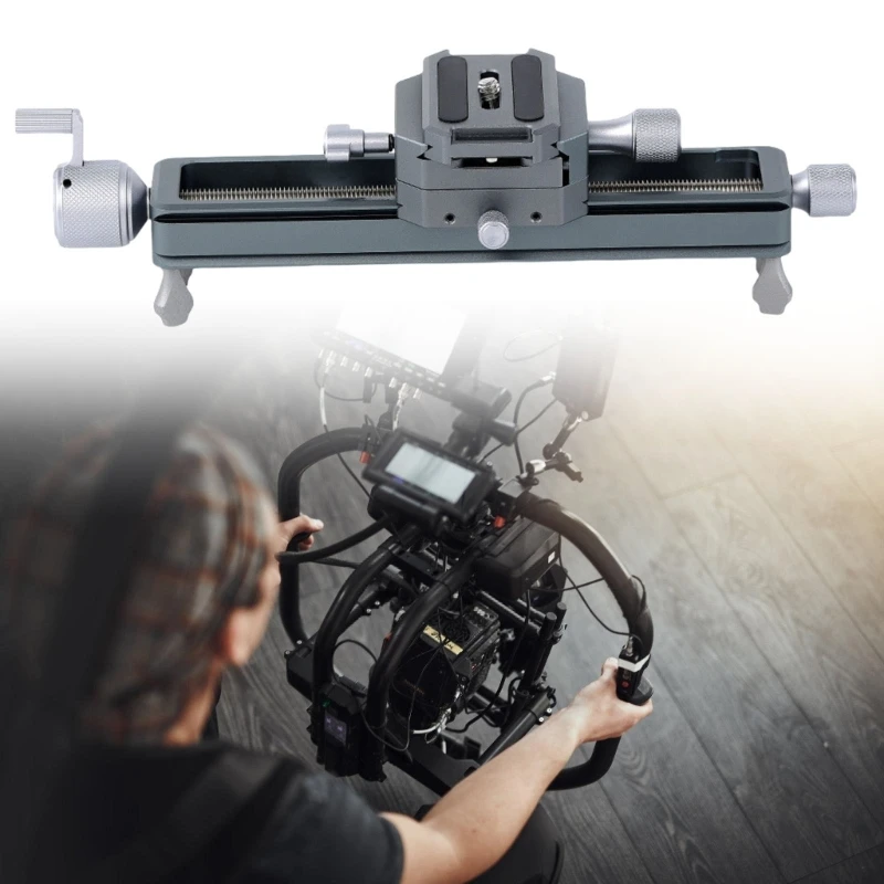 MR-180II makro fotografovanie Slider Rail 180 mm nastaviteľné eloxované kovové ergonomické navrhovanie vodiacej koľajnice