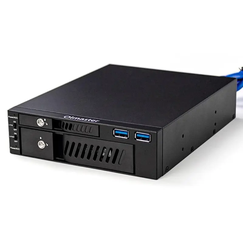 MR-6203 Dual USB Optical Rack Station pre 2,5 3,5 palca