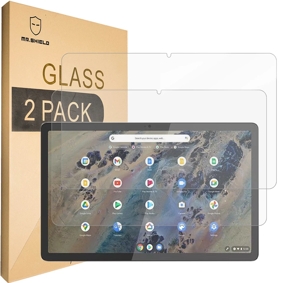 Mr.Shield [2-pack] Chránič obrazovky pre Lenovo IdeaPad Duet 3 Chromebook 11 palcov [Temperované sklo] [Japonské sklo s tvrdosťou 9H]
