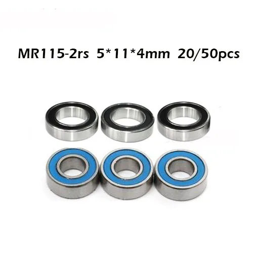 MR115Rs s 20/50ks 5x11x4 mm ABEC-1 HOBBY Electric RC MR115 RS 2RS guľôčkové ložiská MR115-2RS