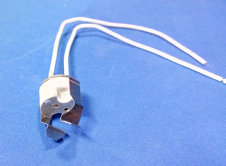 MR16 základňa so sponou s drôtom držiak žiarovky G5.3 s klipovým drôtom MR16 Base G5.3 MR11 lampa základná sponka Spring Spring List MR16 Držiak žiarovky