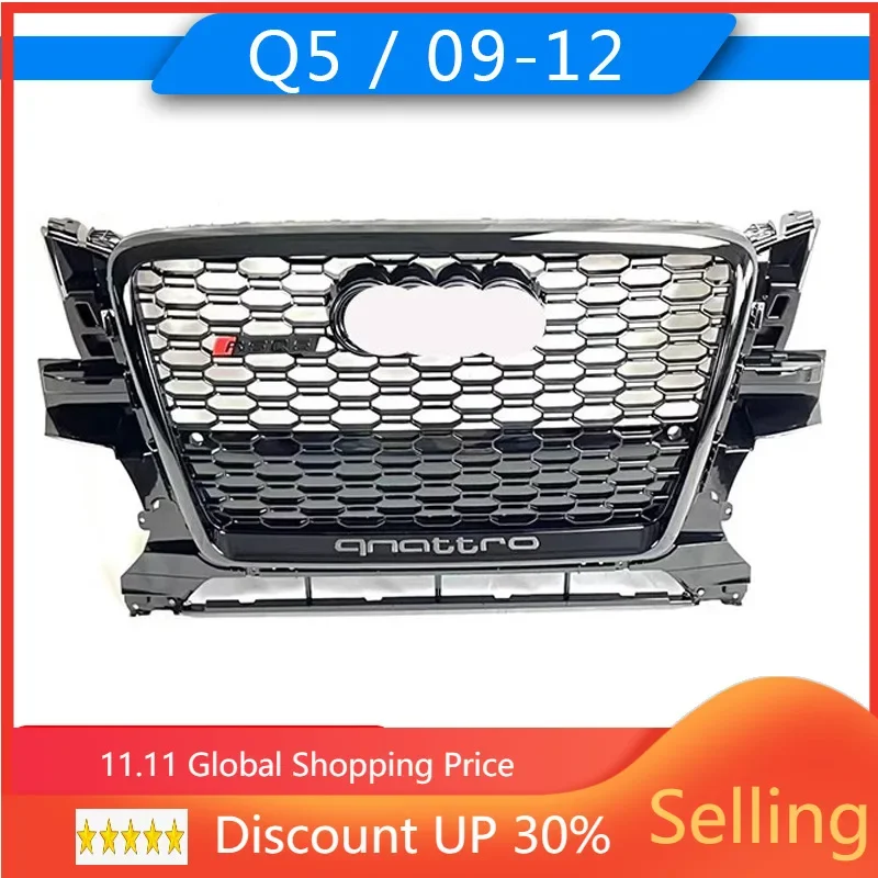 Mriežka mriežky automobilu pre rok 2009 2010 2011 2012 Audi Q5 Hot Rod Auto Salon Upgrade Resit Resit RSQ5 Auto Racing Grills