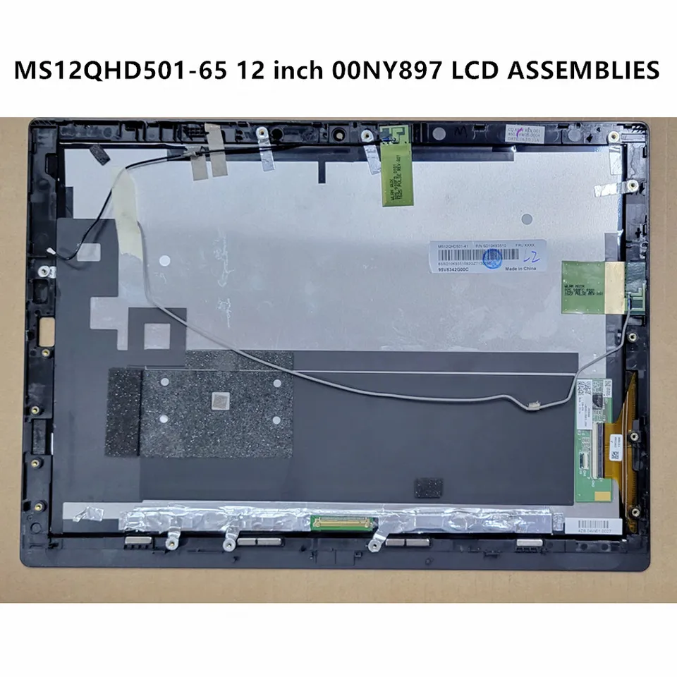 MS12QHD501-65 12 palcov 00NY897 LCD Zostavy pre tabletu Lenovo ThinkPad X1 1. Gen 20GG 20GH Digitalizátor dotykovej obrazovky
