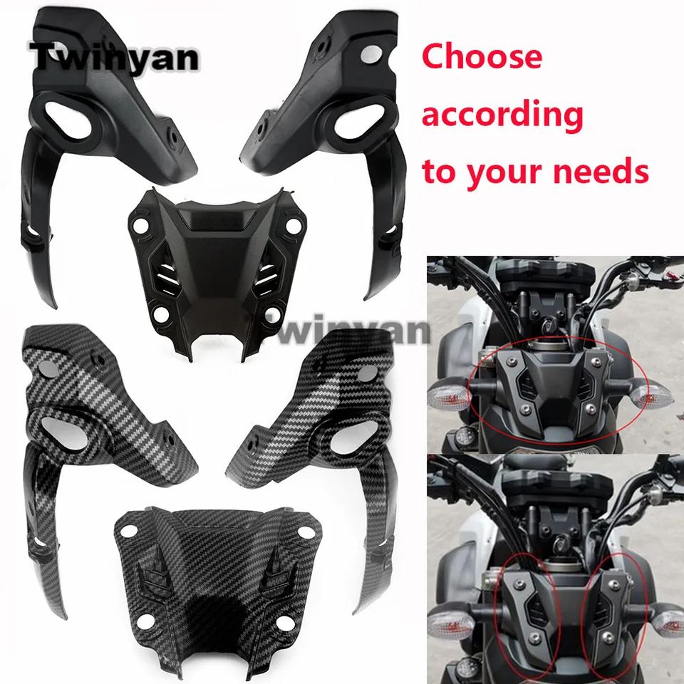 MT 07 FZ 07 Motocyklové diely hlavy FILRING FILD FIL pre Yamaha MT-07 FZ-07 MT07 FZ07 2012-2017 Predný kryt na bočné odbočky svetlometov