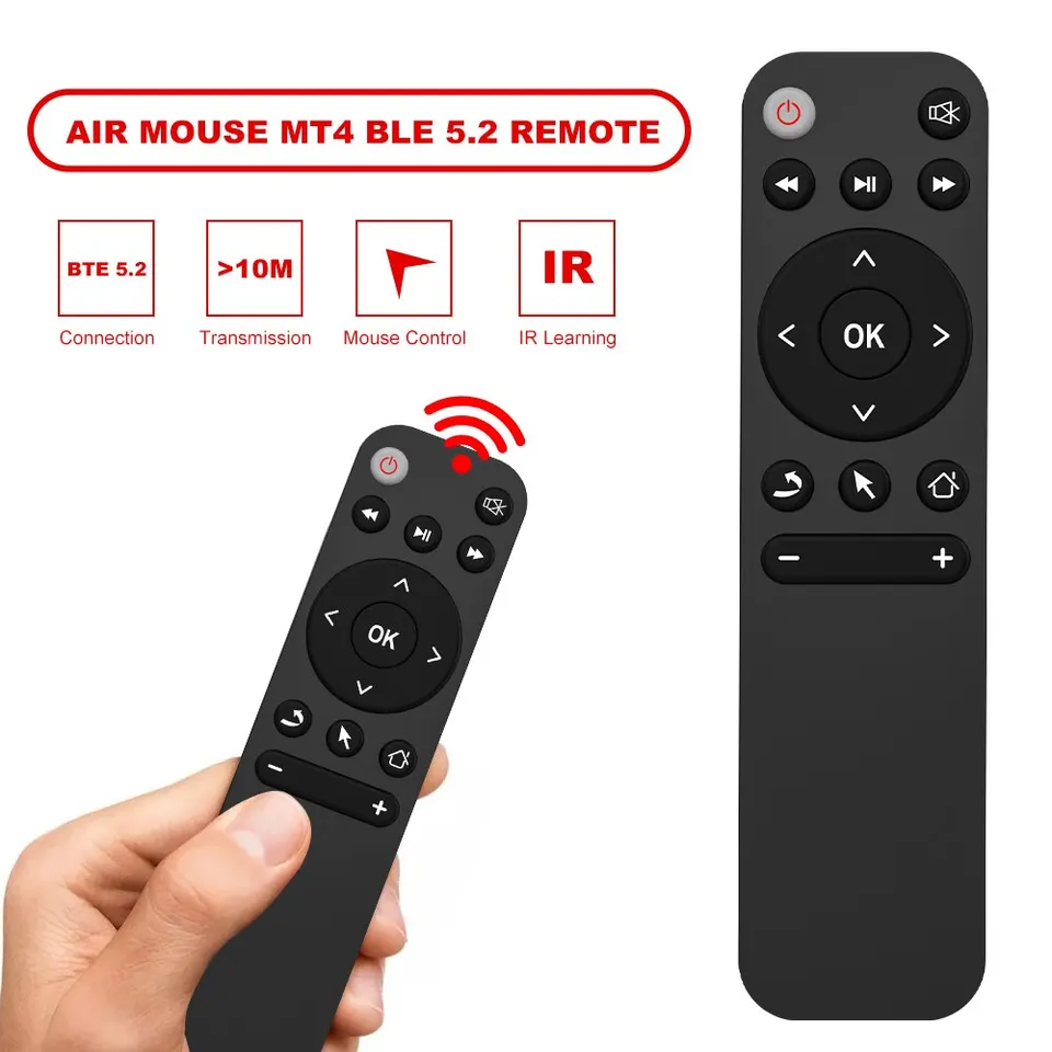 MT4 5.2 Smart Home Bluetooth Remote IR Learning Remote Controller je vhodný na ovládanie projektora počítača televíznych boxov