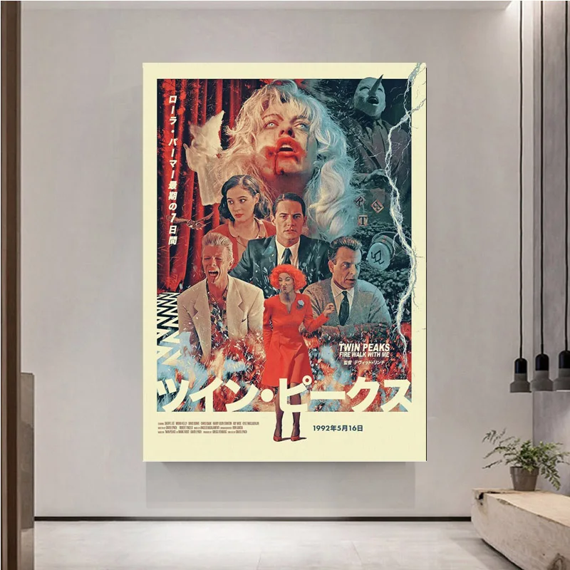 MT603 Twin Peaks Fire Walk With Me so mnou vintage filmová tlač Wall Art Pictus Canvas maľba plagát a výtlačky obývacia izba Domáca dekorácia