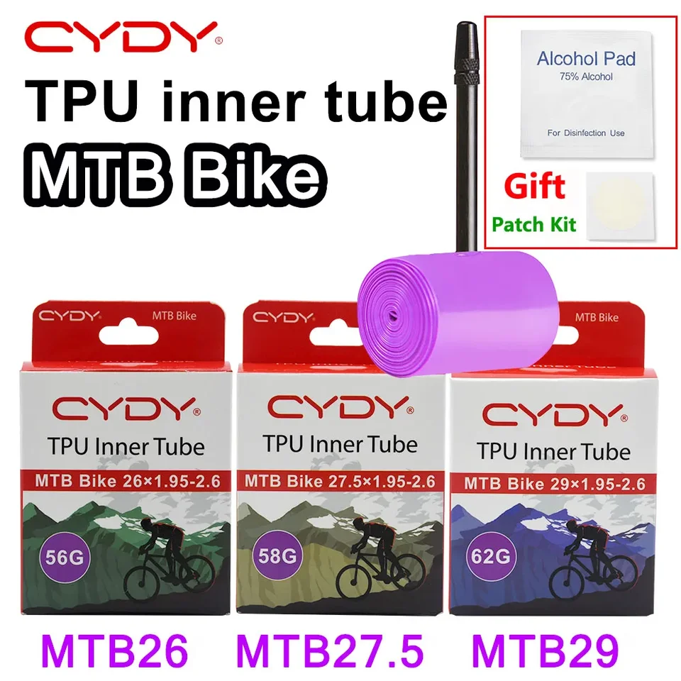 MTB 29 26 27,5 Vnútorná trubica na bicykli Ultralight Camera TPU 29x1.95 2.0 2.1 2.2 2.3 2,4 2,5 2. 6 palcových horských bicyklov 29er