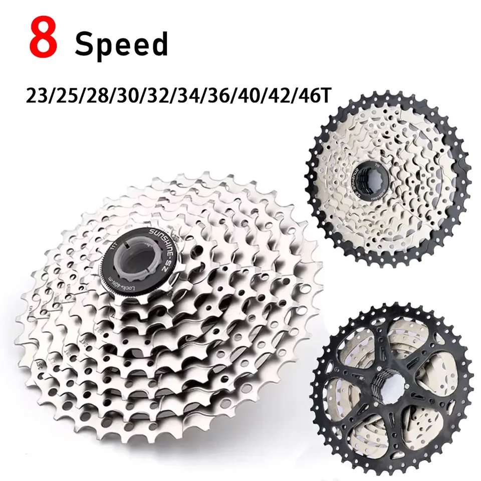 MTB 8 ​​Speed ​​Cassette Bicycle K7 Freewheel 23/25/28/30/32/36T/40T/42T/46T Mountain Bike Prieduško pre Shimano Hg 8v