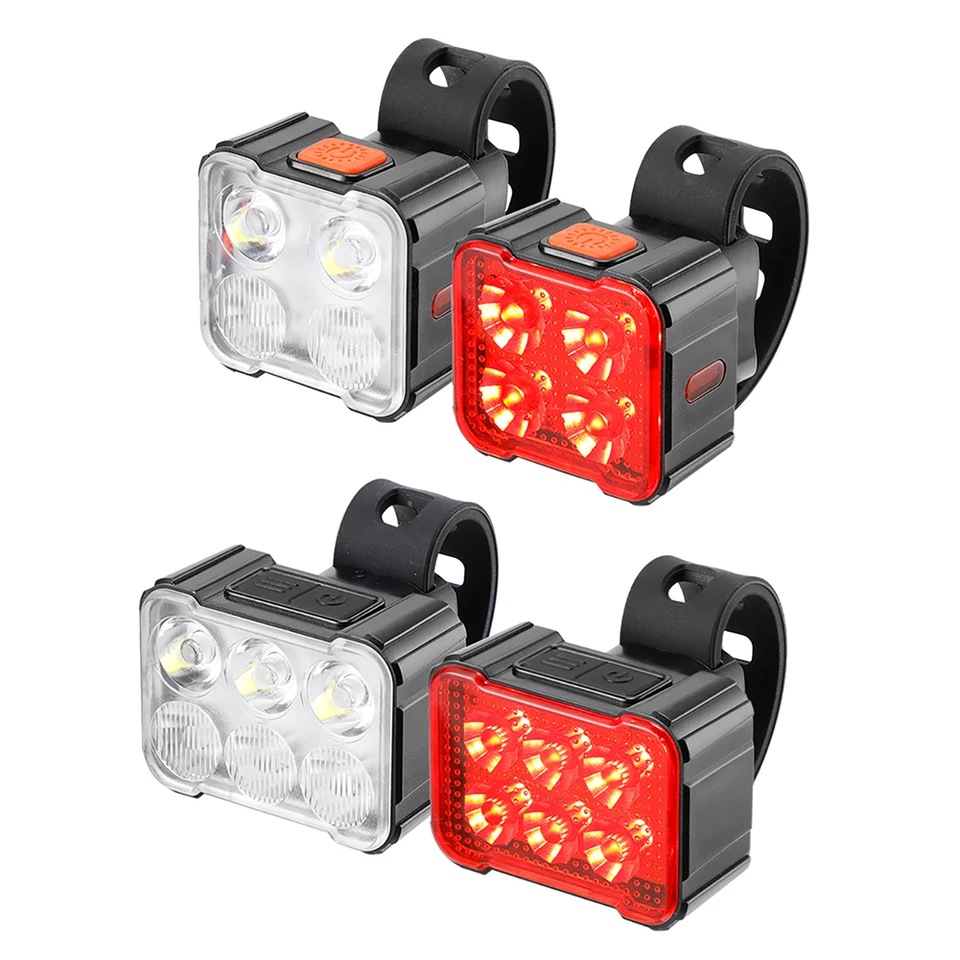 MTB Bicykel svetlomet zadnej útvaru LED LED MTB Cyklovanie chvosta bicykla Type-C USB Nabíjateľný vysoký jas bicykla Lucerna