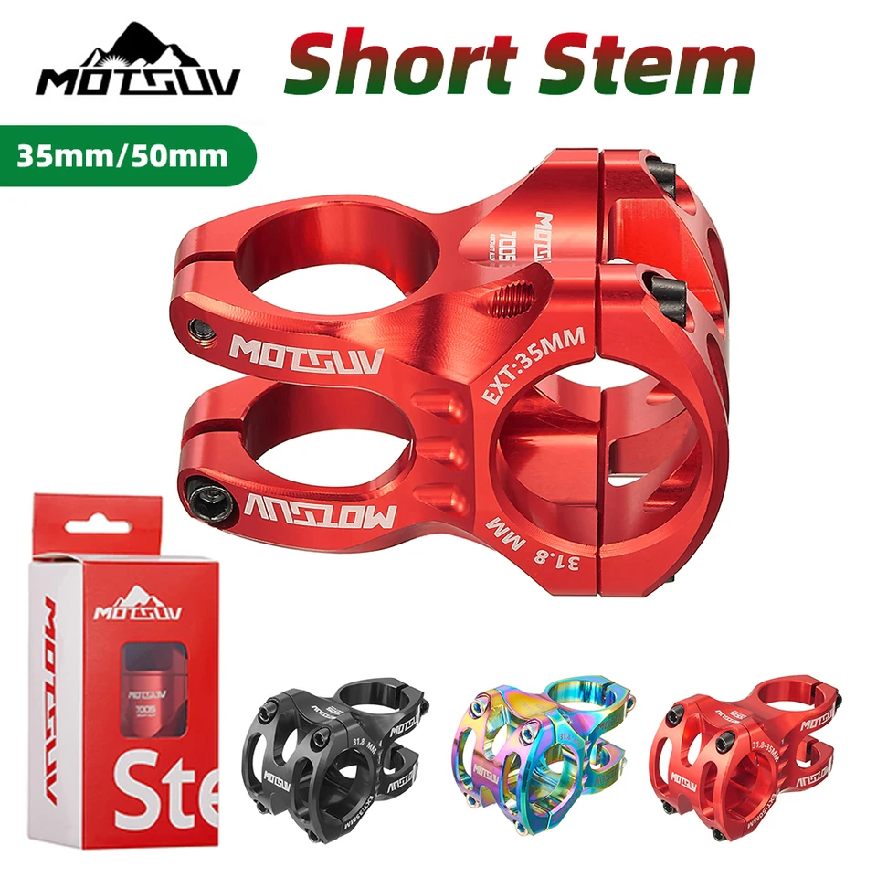 MTB Power STEM Road Bike Mountain Bridge Bridge Krátky 35 mm 50 mm prútovo riadidlá Table nastaviteľný stúpač 31 8 cyklovanie