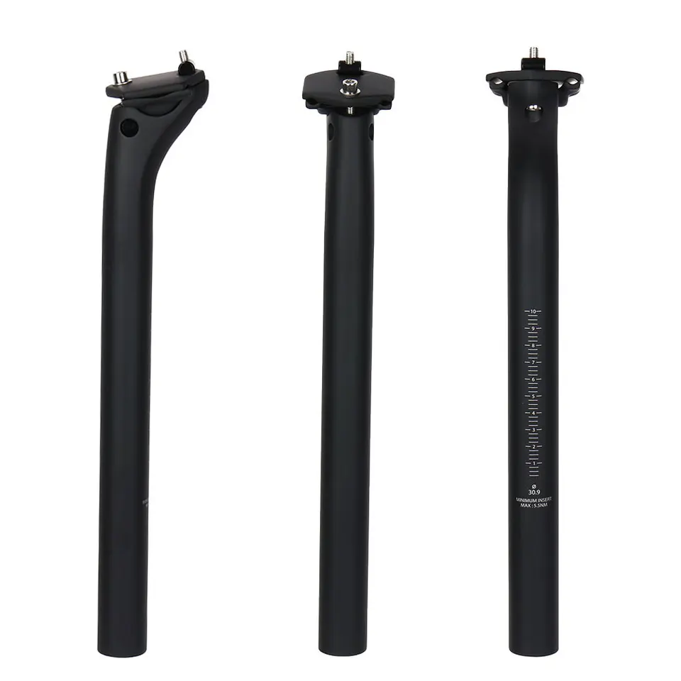 MTB uhlíkový stĺpik stĺpik 20 mm 25,4 27,2 30,9 31,6 mm Cesta Bike SEATPOST 350-450 mm Ultralight 150G