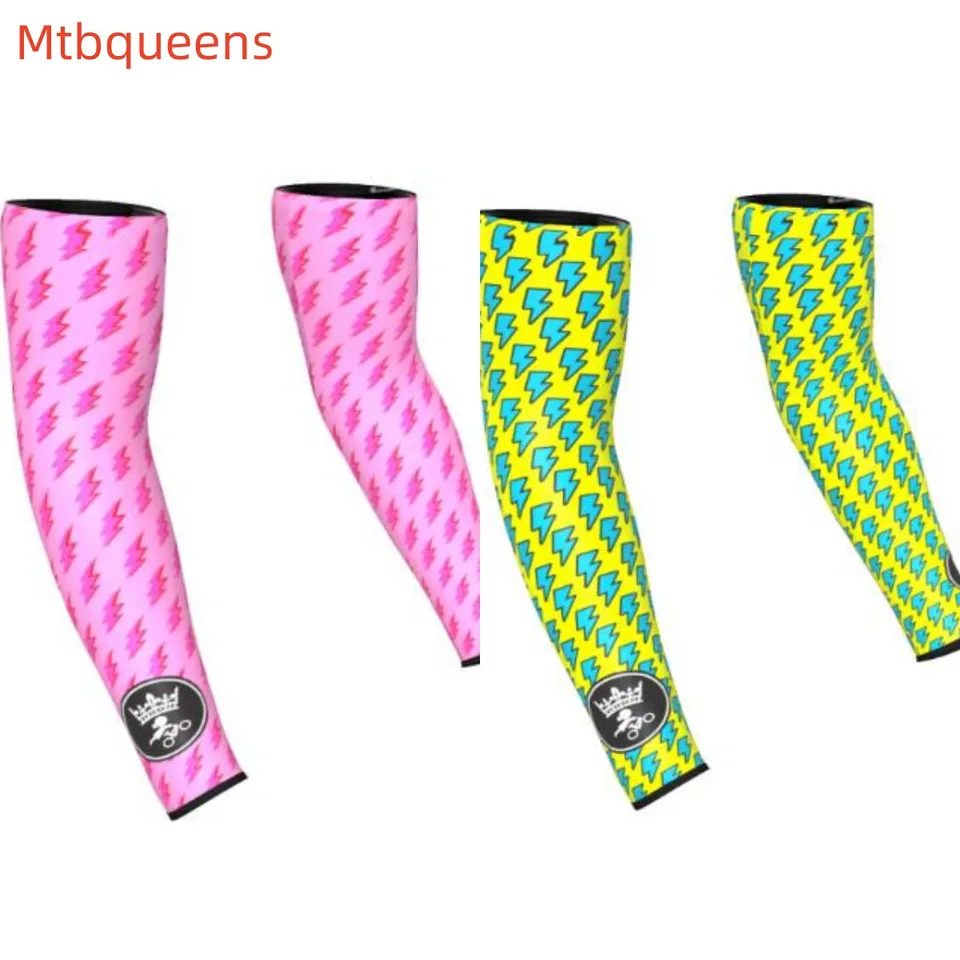 Mtbqueens cyklistické ramená rukávy ľadová tkanina anti-UV opaľovací krém Running Cycling Ruckve Outdoor Sport Cycling Oriepcery Ženy