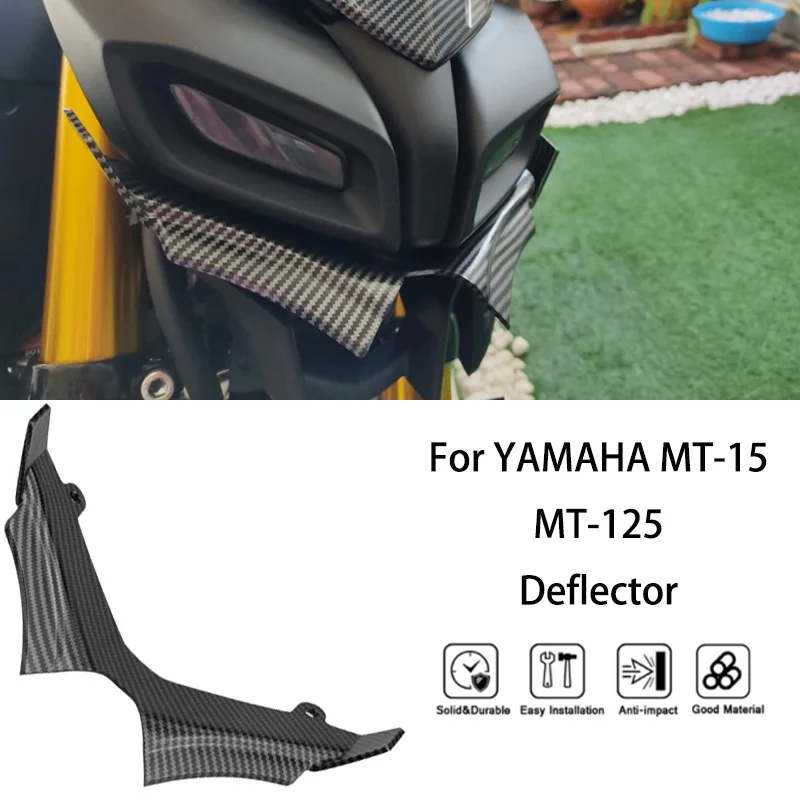 MtkRacing pre Yamaha MT-15 MT-125 2018-2024 Predné kapotáž malé krídlo Aerodynamic Wing Shell Protection
