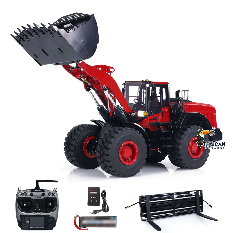 MTM WA480 1/14 RC Hydraulický kolesový nakladač RTR 2-stupňový kovový rádio Radio Control Construct Control Warder bez kefiek bez kefy bez kefiek bez kefiek bez kefy