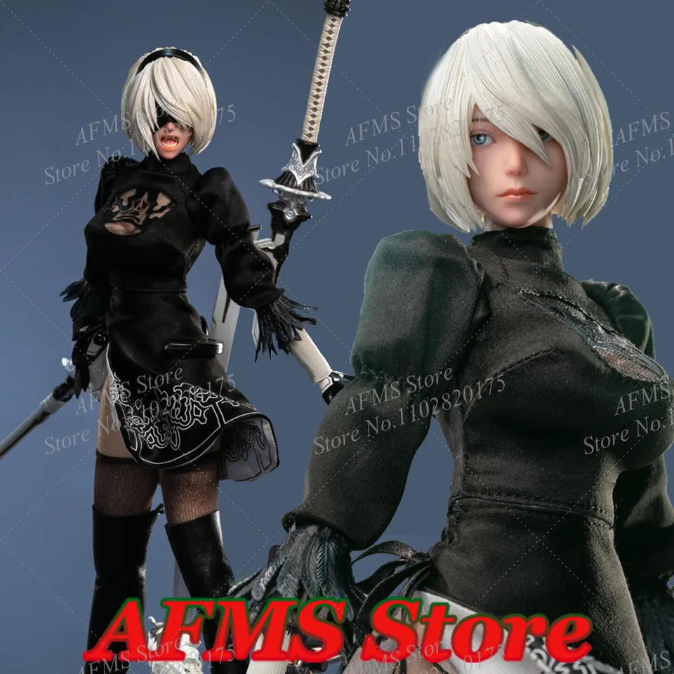 Mttoys019 1/6 Zberateľská postava Nier 2B Sester Action Adventure Game Dolls Plnko set 12 '' ženských vojakových akčných figúry hračky
