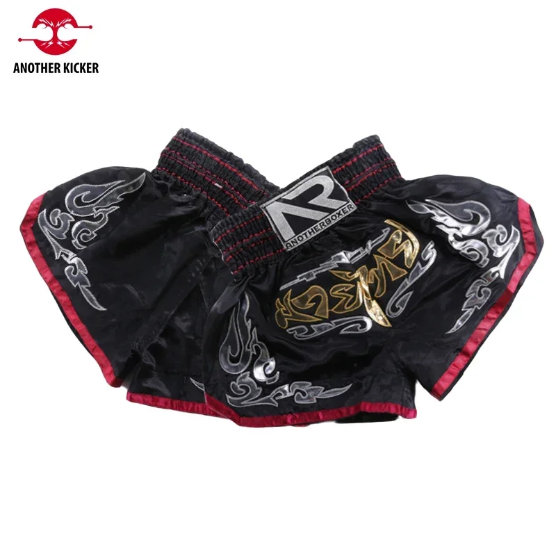 Muay thajské šortky výšivky šortiek pre thajské boxy pre deti Men žien boxer krátky kickbox telocvičňa tím MMA Tréning