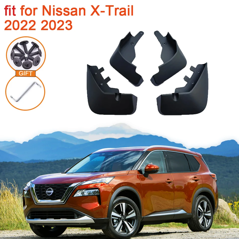 Mudflap pre Nissan X-Trail XTrail X Trail T33 Rogue 2023 2022 Príslušenstvo Mudguards Splash Guard predné zadné blatníky Fender Časti