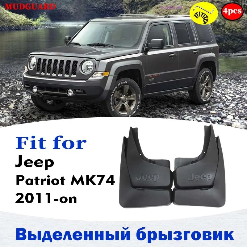 Mudflaps pre Jeep Patriot Mk74 Mudguard Fenders Splash Mud bahno strážca blatníka blatníka Mudguards